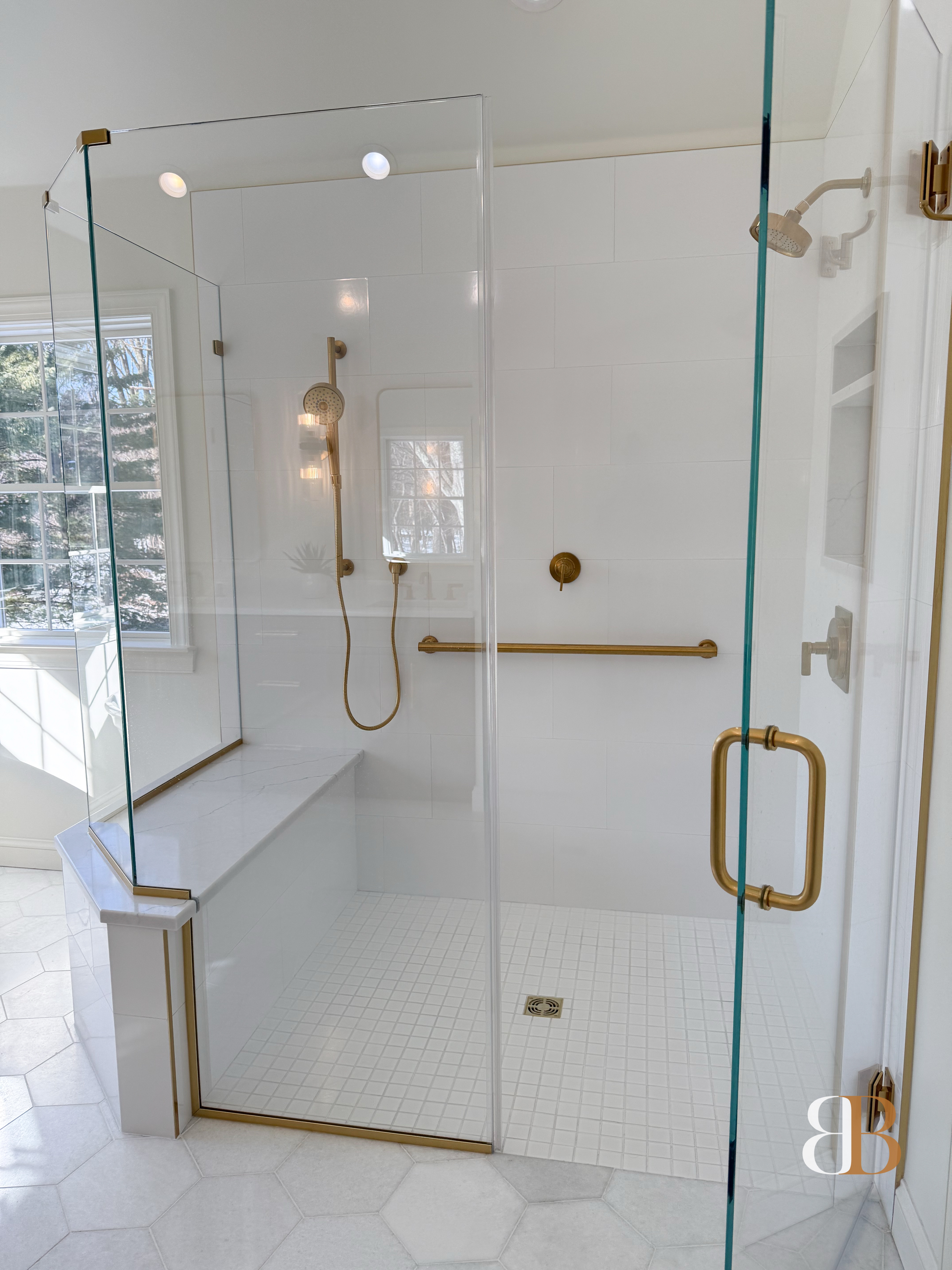 Contemporary bathroom remodel in Doylestown by B&B Associates Creations — photo 3